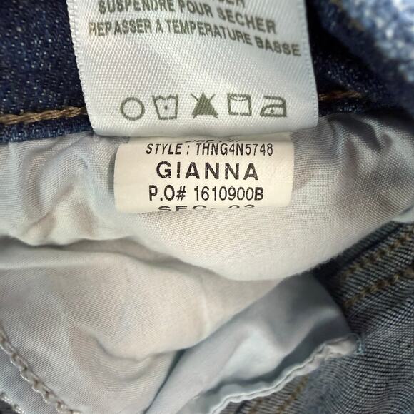 Joe's Jeans Gianna The Charlie High Rise Skinny Ankle Blue Denim Jeans 27 - Picture 5 of 9